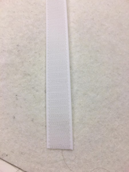 Hakenband Standard 20mm weiß