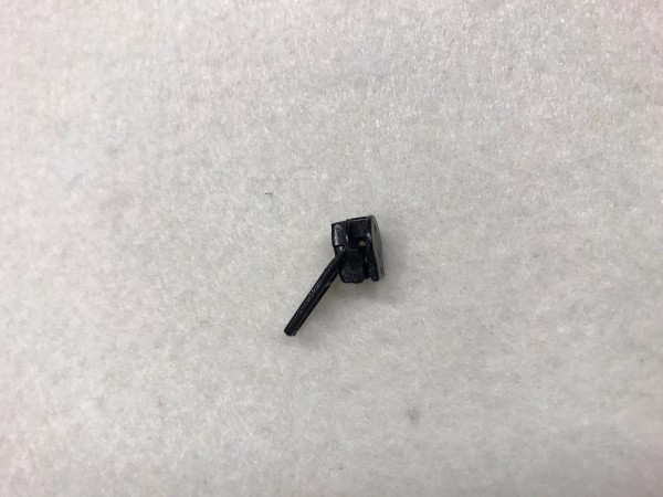 Reißverschlussschieber 3mm Schwarz