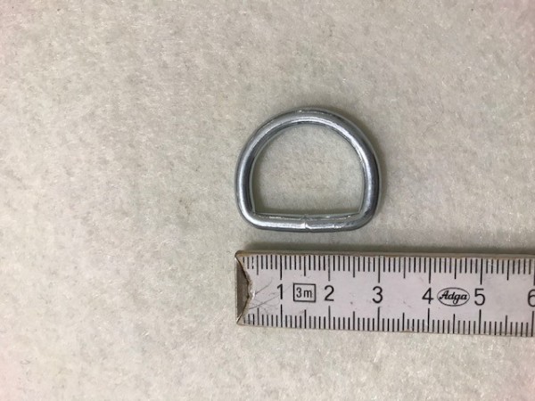 Ring Halbrund Eisen verzinkt 22mm