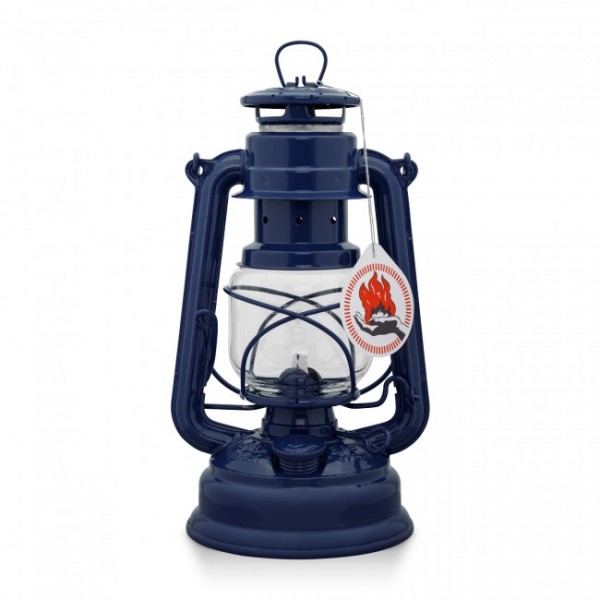 Lampe Feuerhand + Petroleum SET Kobaltblau